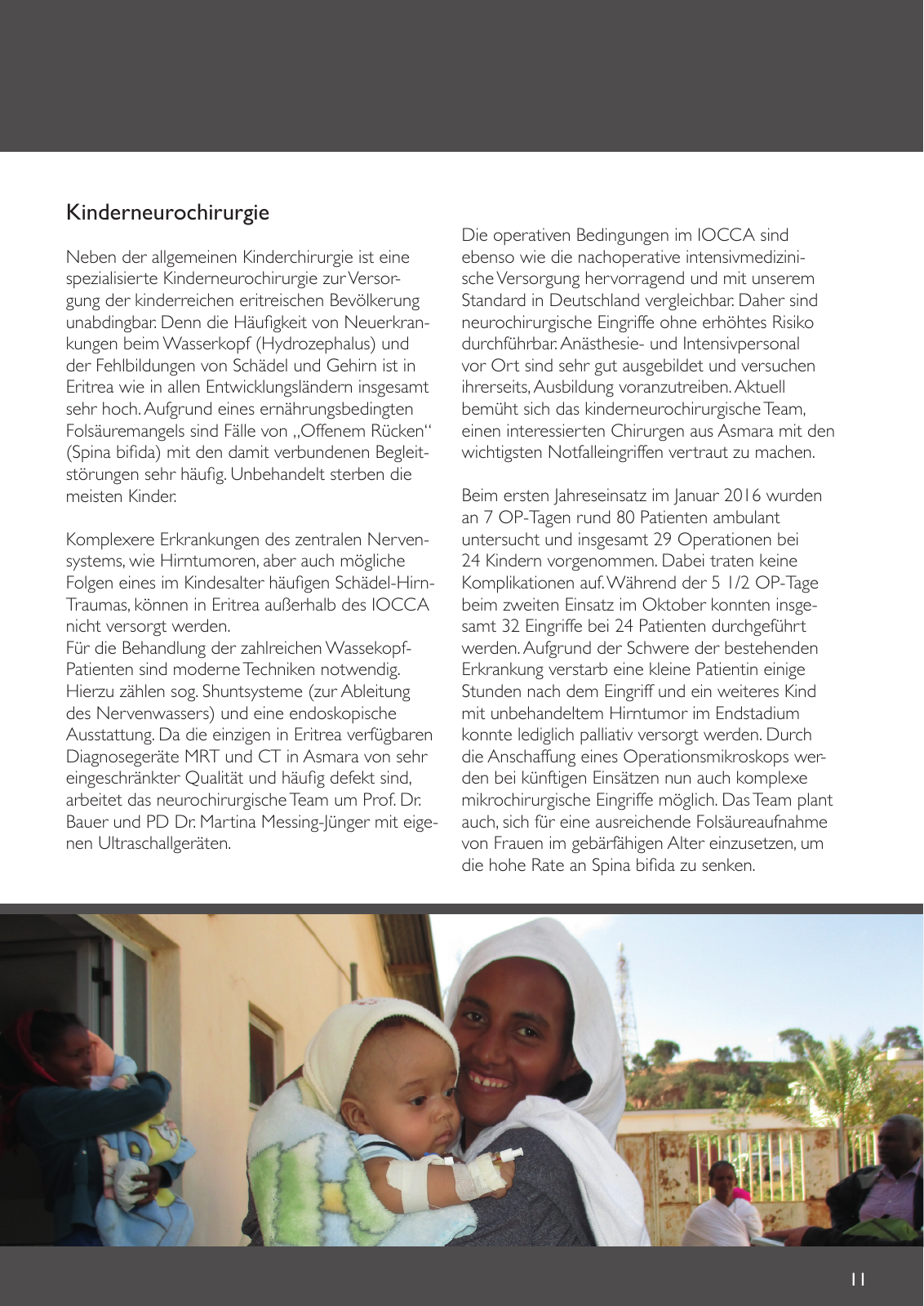 Vorschau ARCHEMED – Ärzte für Kinder in Not e.V. - Jahresbericht 2016 Seite 11