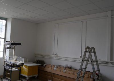 Renovierung eines neuen Zimmers auf der Neugeborenenstation in Asmara, Eritrea